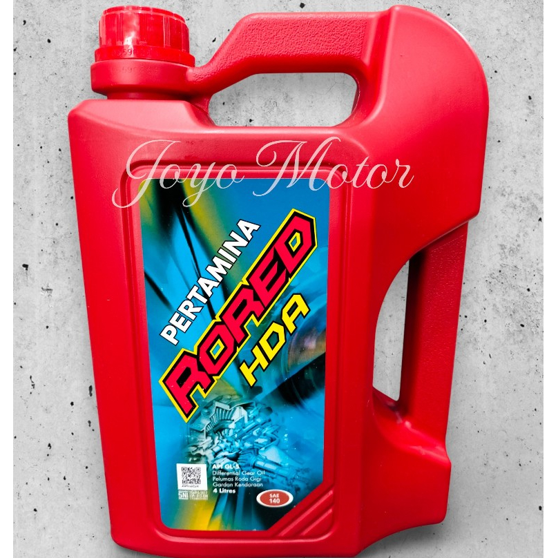 Jual Oli Transmisi & Gardan Pertamina Rored HDA SAE 140 GL5 4 Liter ...