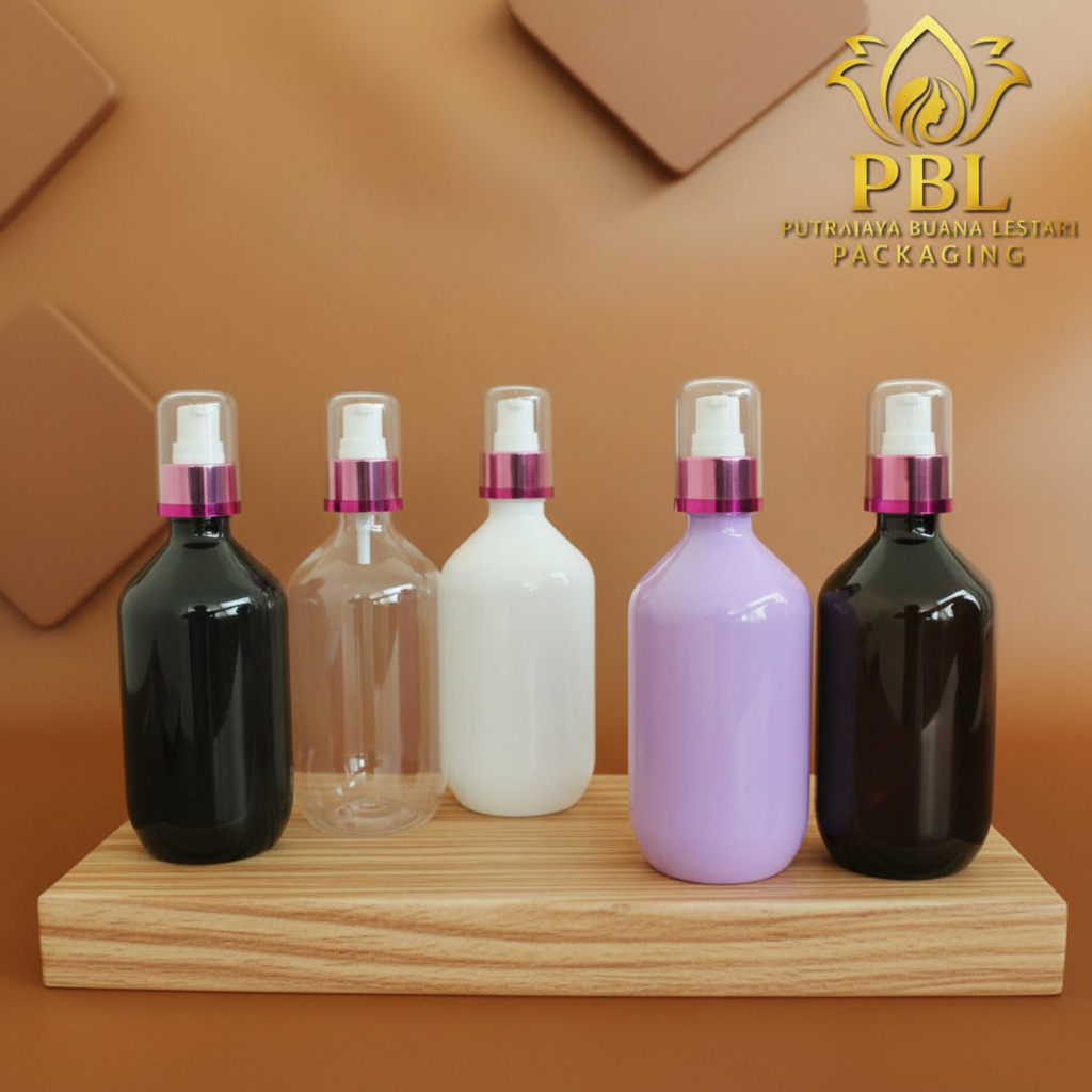 Jual Botol Pump Treatment 300ml Mada - Alumunium Treatment Pump Pink ...