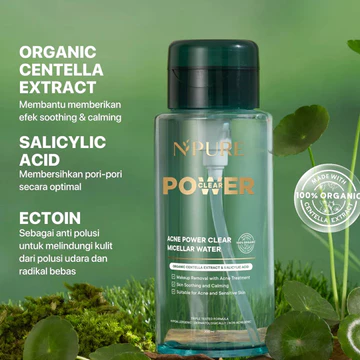 NPURE Power Clear Micellar Water Untuk Semua Jenis Kulit