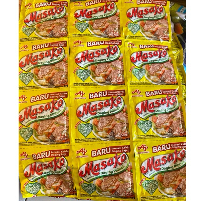 Jual Masako sapi renceng isi 12 sachet | Shopee Indonesia