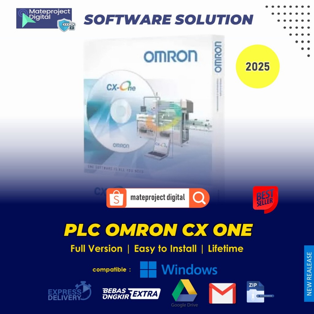 Jual PLC Software Omron CX ONE v4.60 Full License Key | Shopee Indonesia