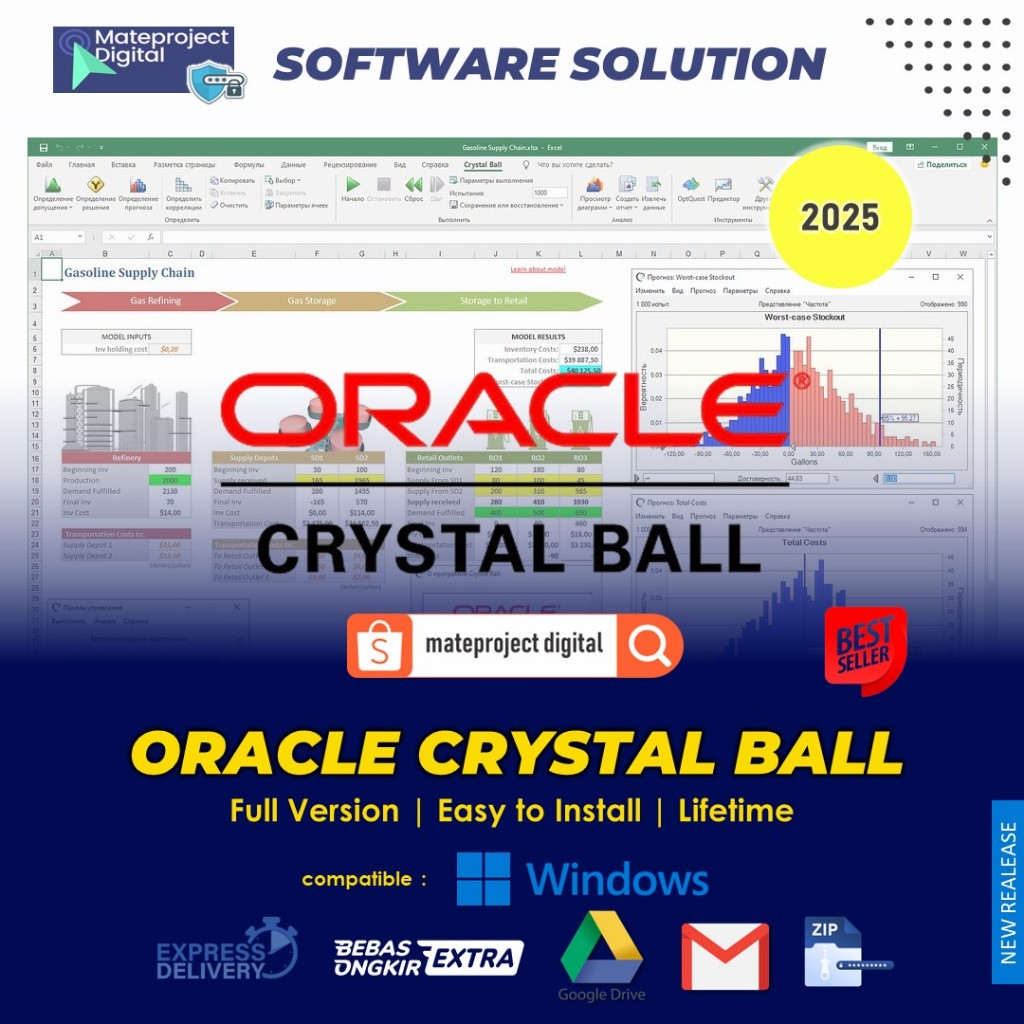 Jual Oracle Crystal Ball Original Full Version Software Pemodelan ...