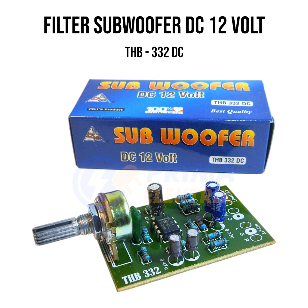 Jual Kit CKJ Filter Subwoofer DC 12 volt - THB 332 DC | Shopee Indonesia