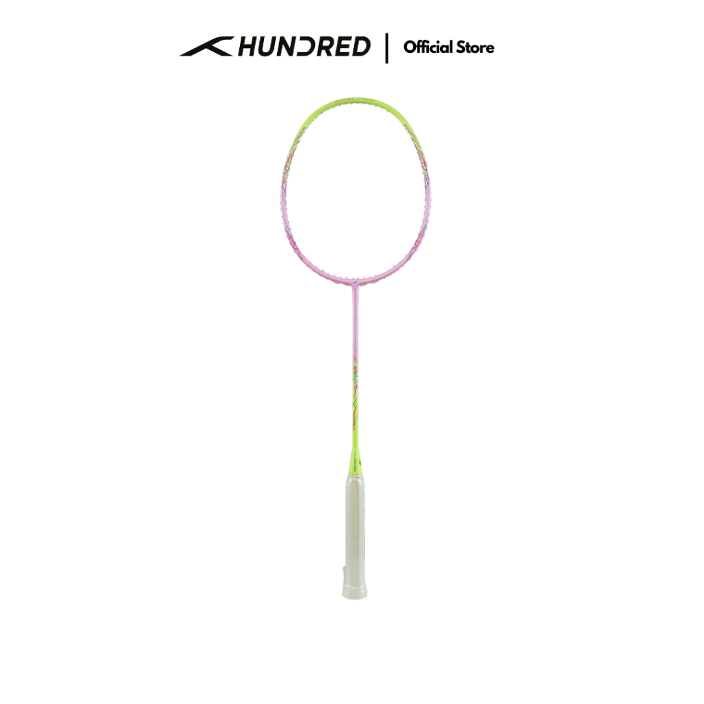 Jual Raket Badminton Hundred Aura Lite HBRX-5U391 Bundle Cover + String ...