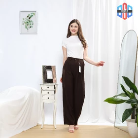 Celana Highwaist Loose Pants Trousers Celana Kerja Wanita Celana Kulot
