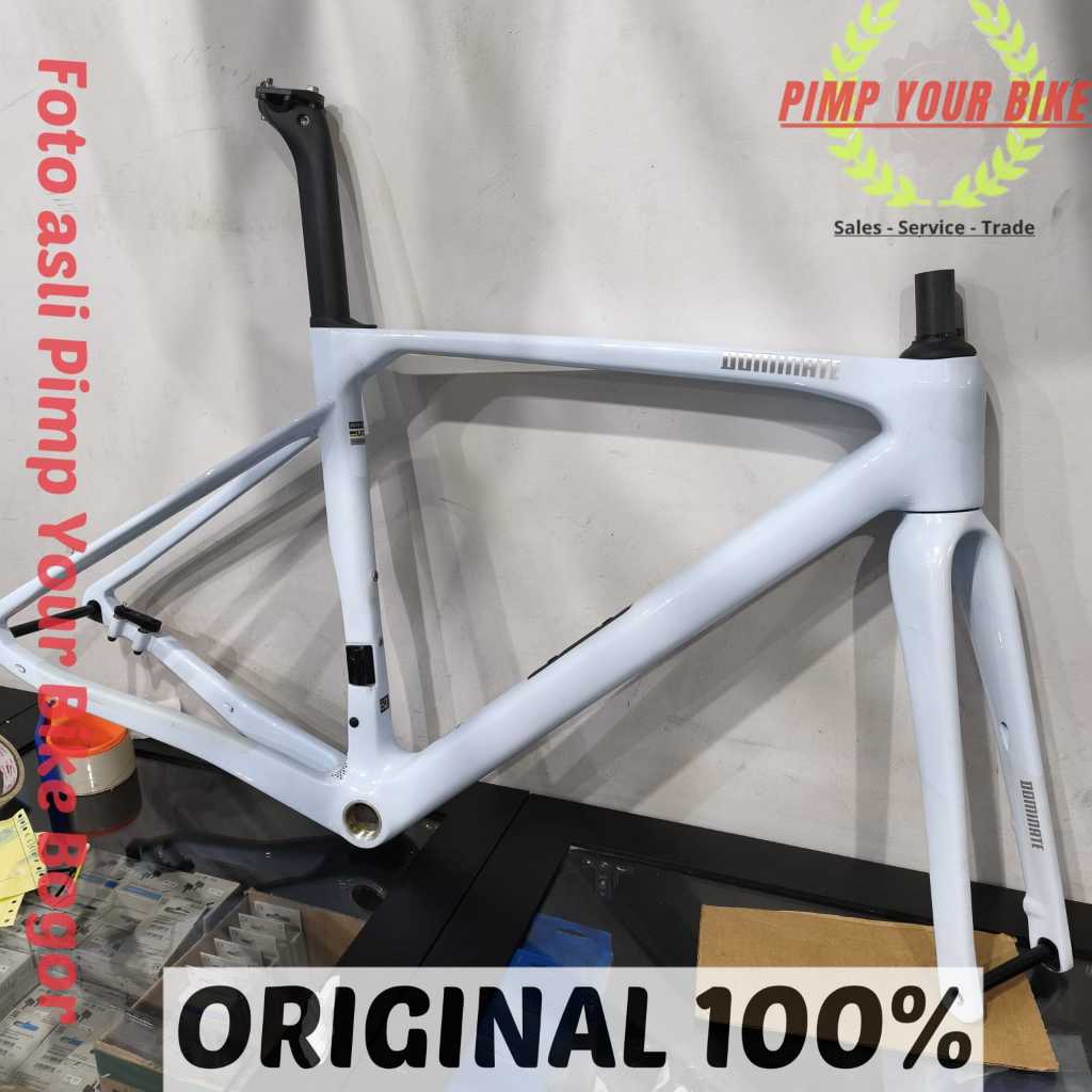 Jual Frame Set Road Dominate Rosso Carbon size 52 Disc Brake not ...