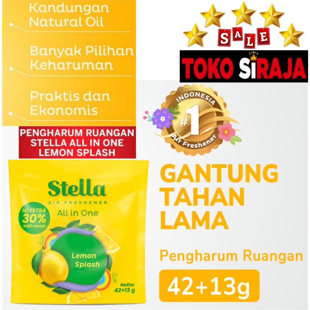 Jual STELLA ALL IN ONE LEMON SPLASH 42+13 GRAM / STELLA GANTUNG ...