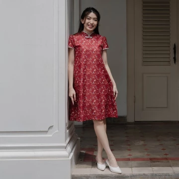 Beatrice Clothing Shanghai Dress Pakaian Wanita Dress Wanita