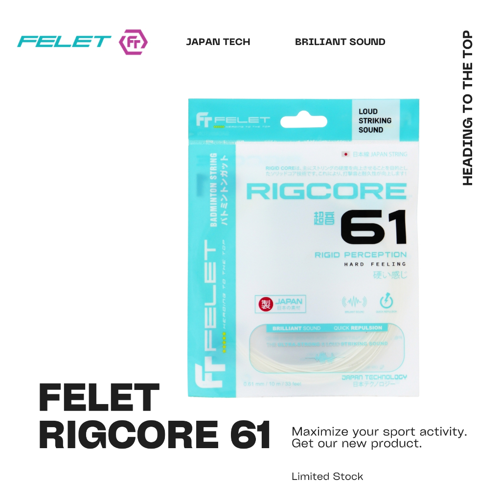 Jual Senar Raket Badminton Felet Rigcore 61mm - Original | Shopee Indonesia