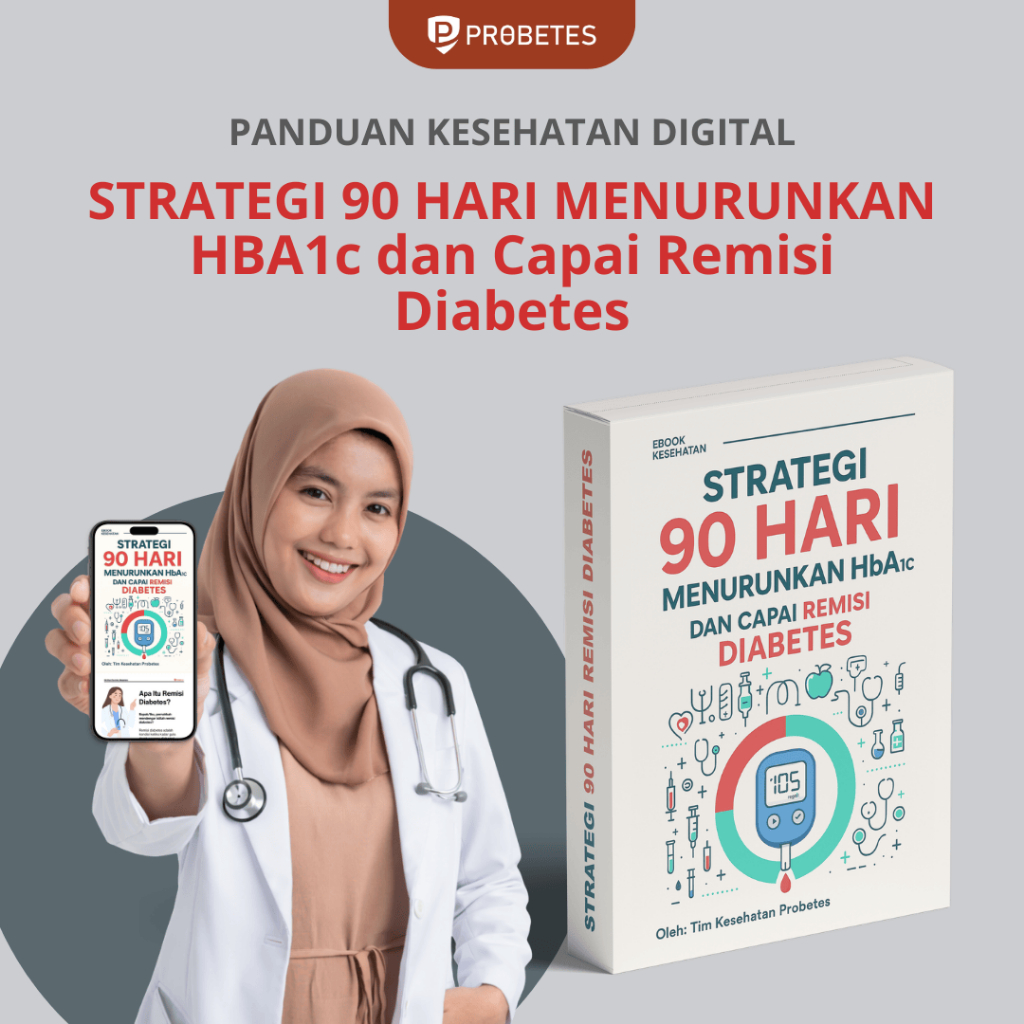 Panduan Remisi Diabetes tanpa Obat - Strategi 90 Hari Turunkan HbA1C & Capai Remisi Diabetes