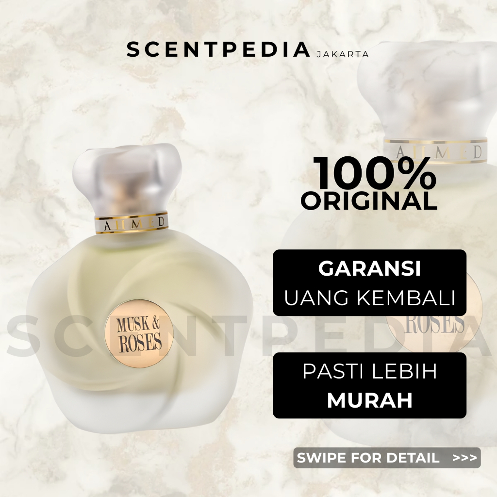 Jual AHMED AL MAGHRIBI Musk & Roses ExDP 75ml – Parfum Wanita Original ...