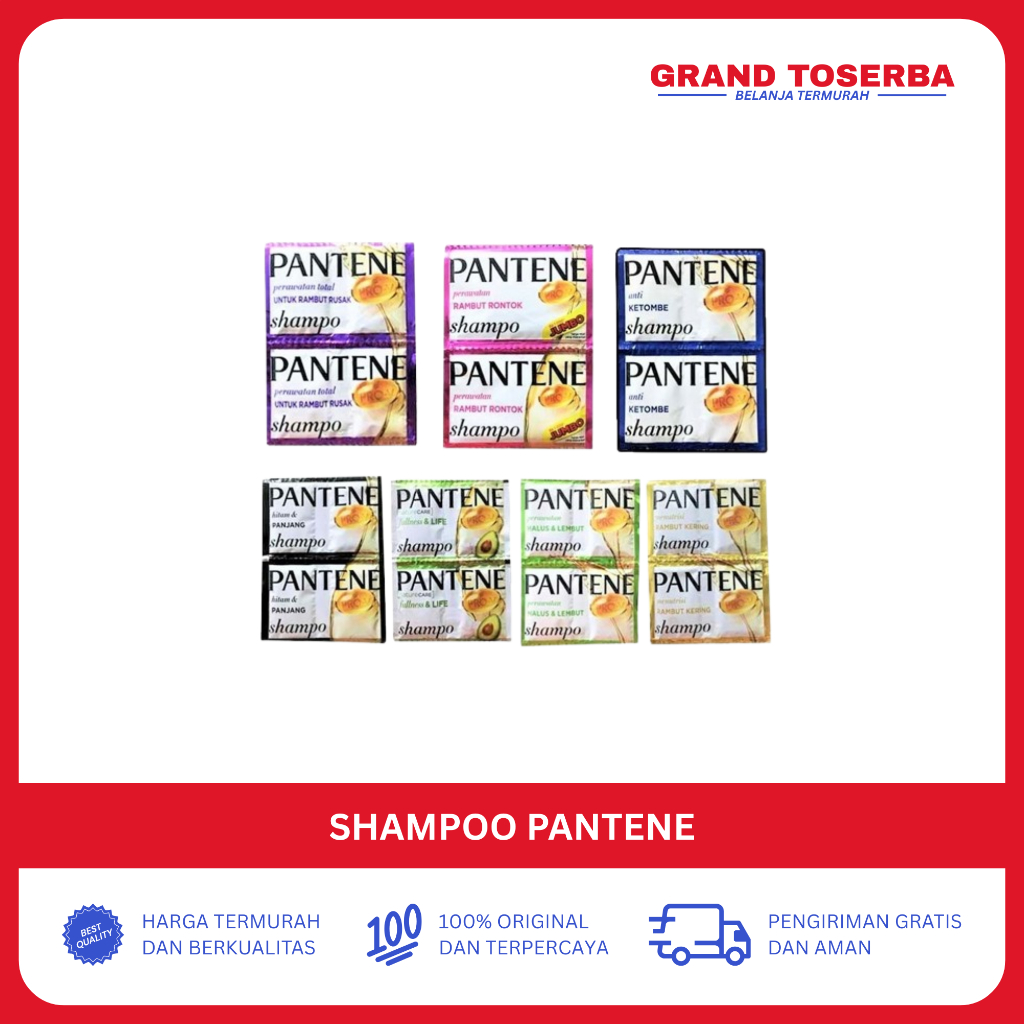 Jual Shampoo Pantene 1 Renceng 6 Sachet | Shopee Indonesia