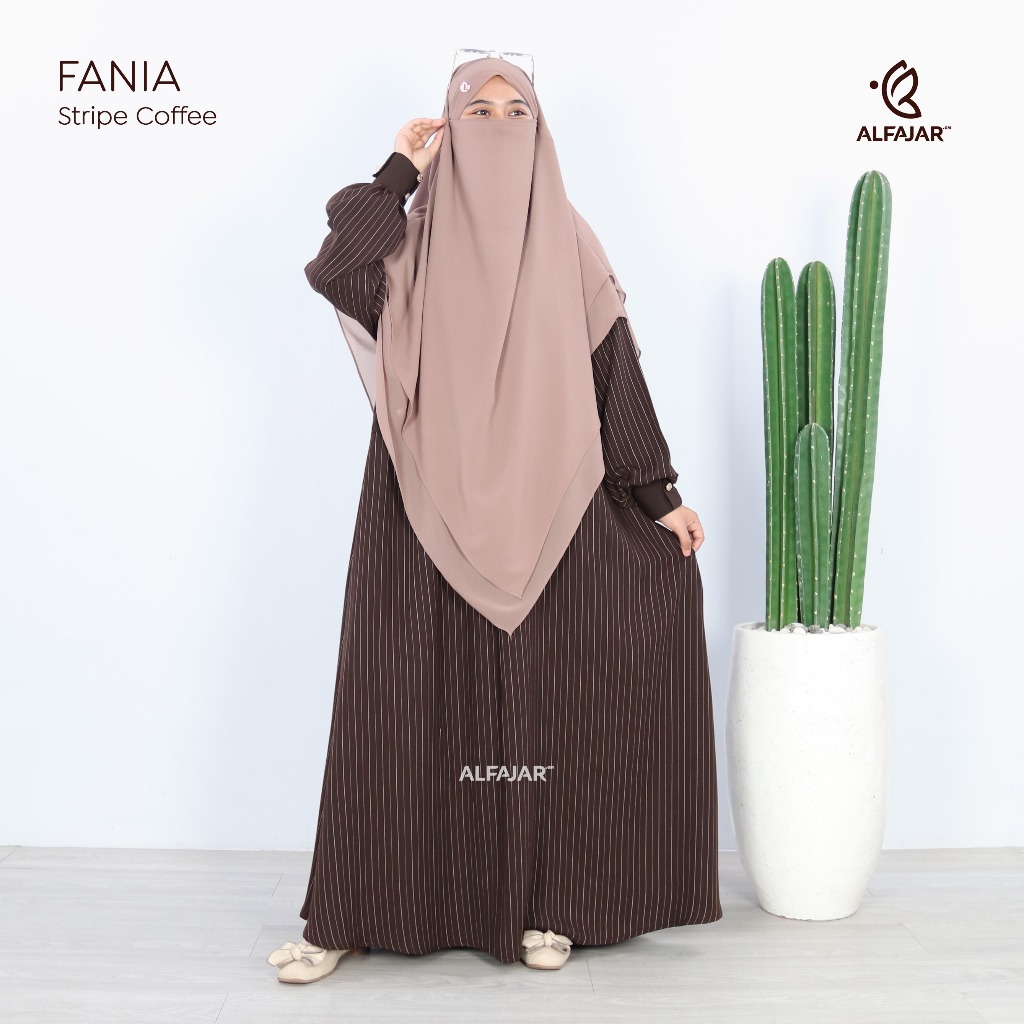 Alfajar - Abaya Gamis FANIA Bahan Anti UV / Abaya Umroh / Abaya lebaran