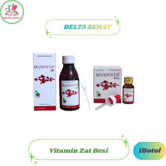 Jual Maxpofer Sirup Vitamin Zat Besi Anak dengan Ketersediaan Hayati ...
