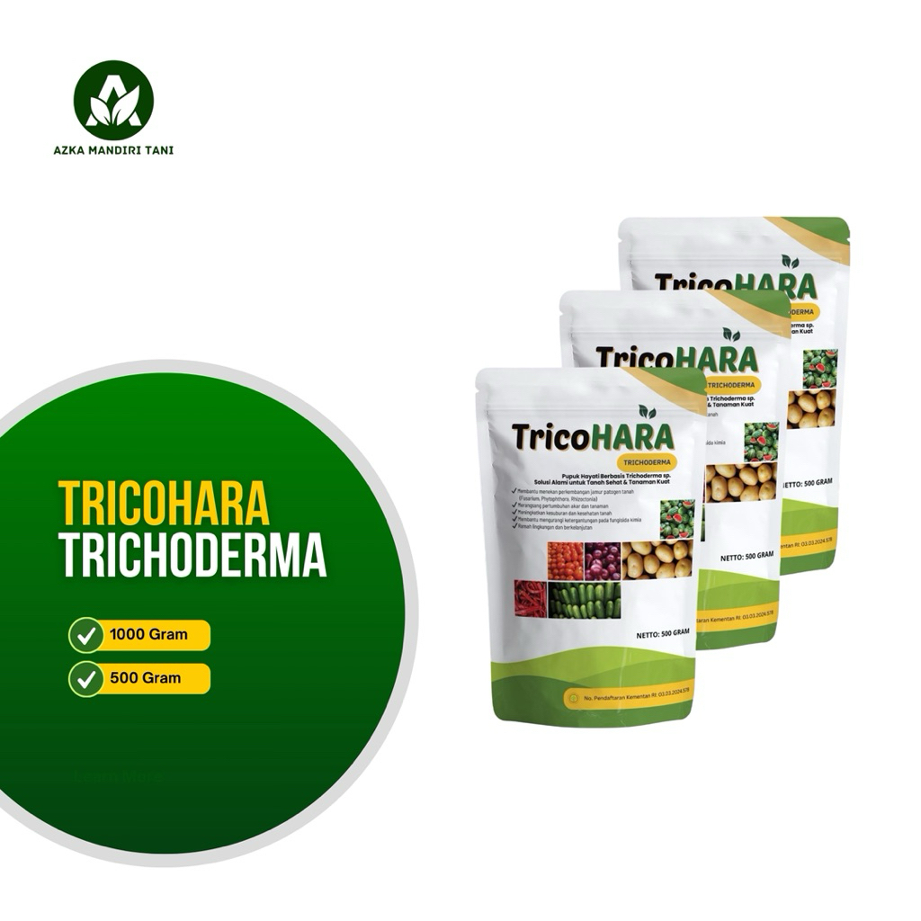Jual TRICHODERMA HARZIANUM - TRICOHARA - MENCEGAH LAYU FUSARIUM ...