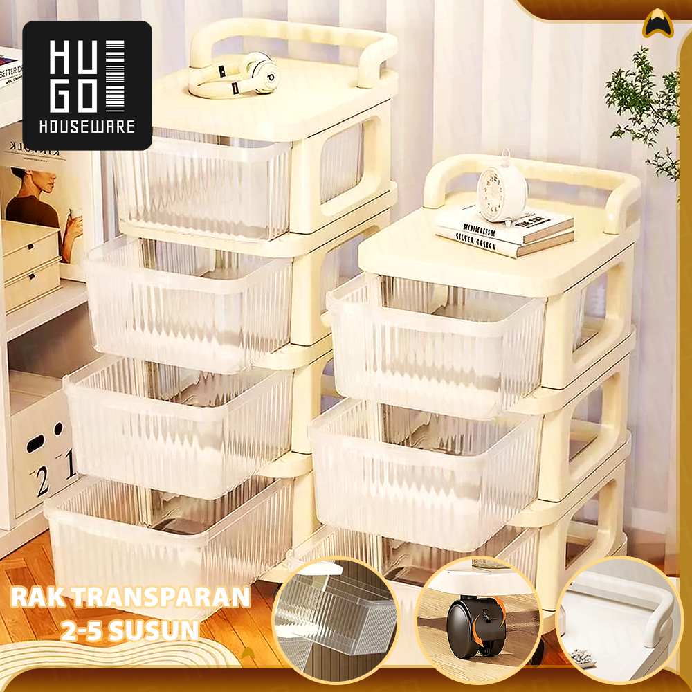 Jual Hugo Houseware Laci Plastik Susun 5 Tingkat Tempat Penyimpanan ...