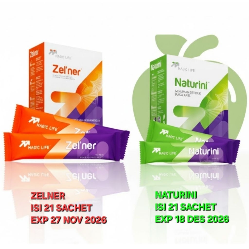 Jual Paket Combo VIP Magiclife Kemasan Baru ( ZELNER + NATURINI ...