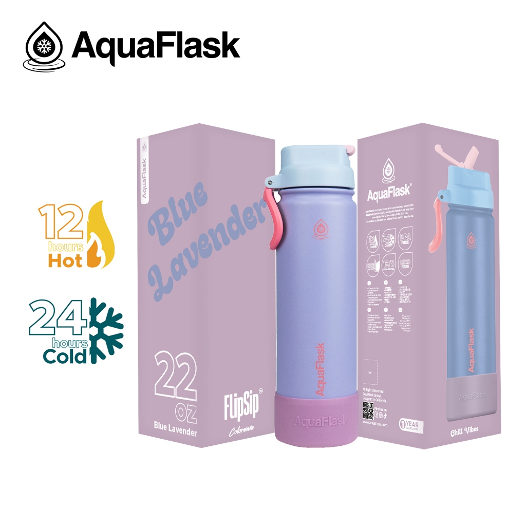 Jual AquaFlask Color Wave Collection Flip Sip Bottles/Tumbler 18oz ...