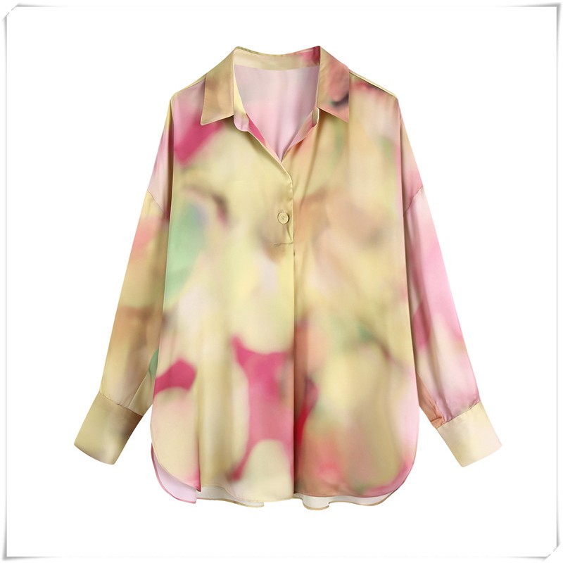 Jual Blouse Gradient Color Premium 004454 | Shopee Indonesia