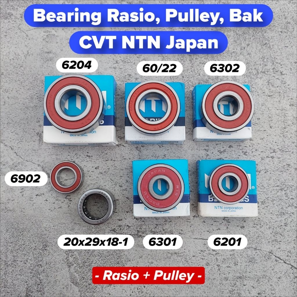 Jual Bearing Laher Rasio Pully Bak Cvt Vario Beat Deluxe Street Pop ...