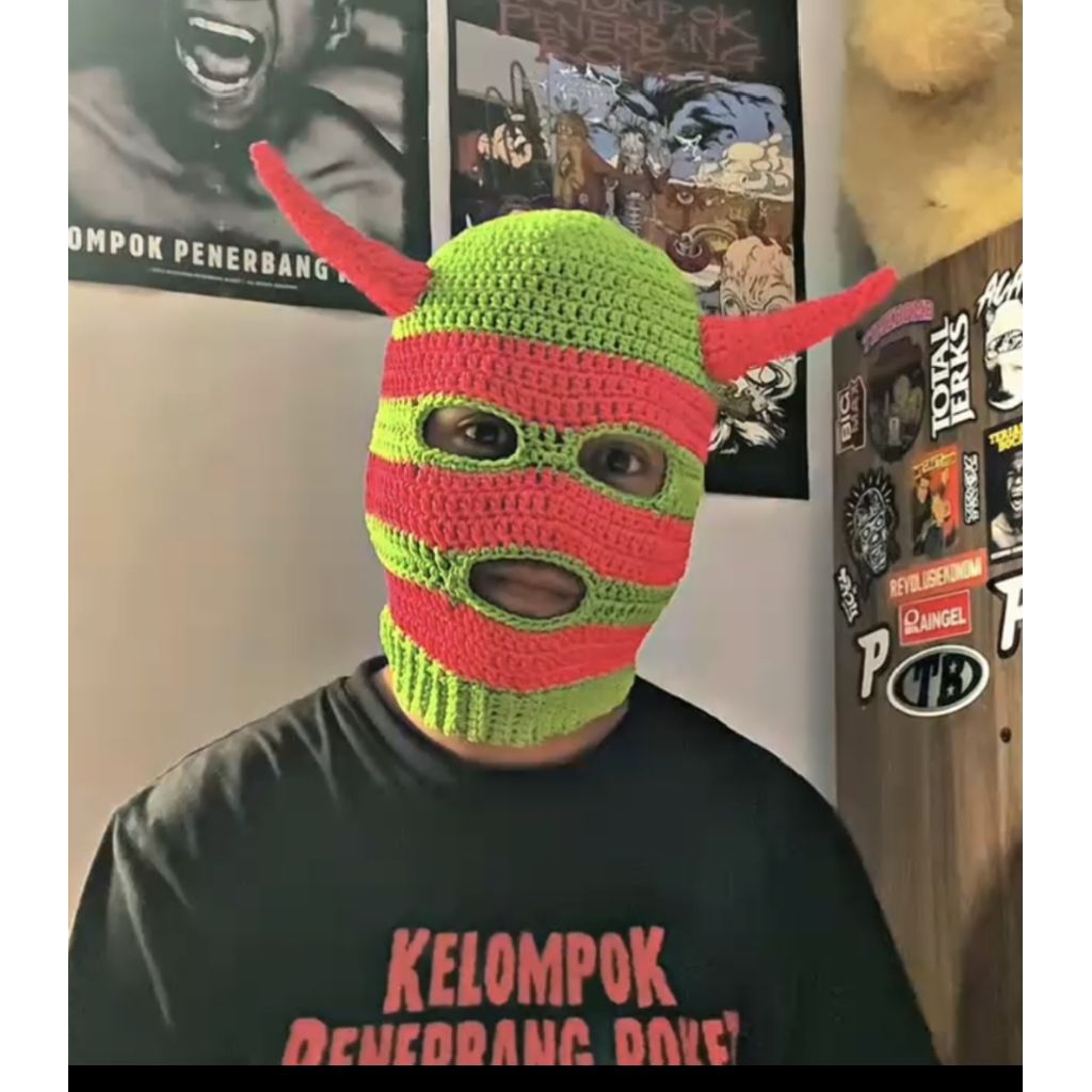 Jual CUSTOM/REQUEST - balaclava rajut/topeng rajut | Shopee Indonesia