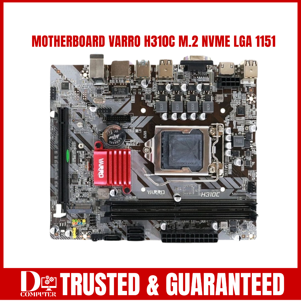 Jual Motherboard H310C Varro LGA 1151 Support Core i3/i5/i7 Generasi 6 ...