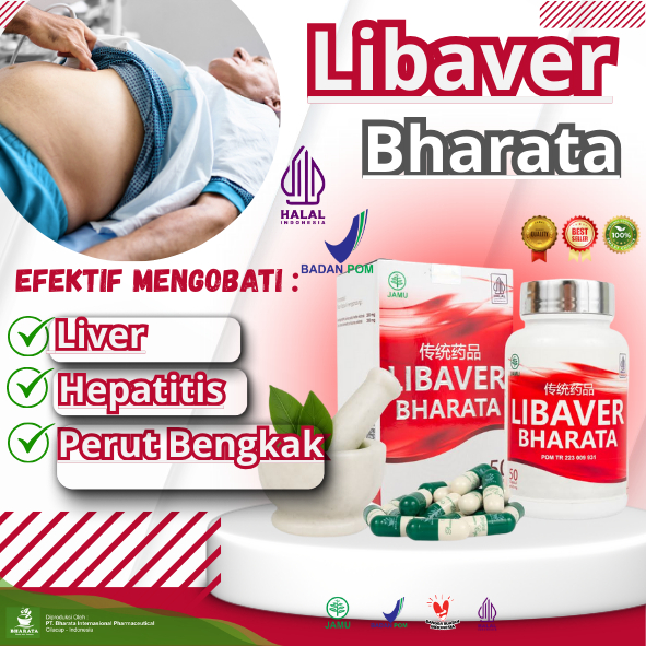 Obat liver Perut Bengkak Dan Hepatitis Paling Ampuh Libaver Bharata Original 100%