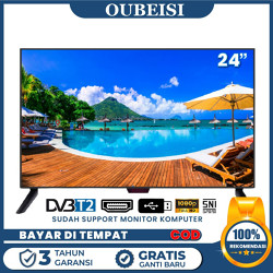 OUBEISI Digital TV 21/22/24/25/27/30 inch TV LED FHD Televisi (Model TCLG-W25)