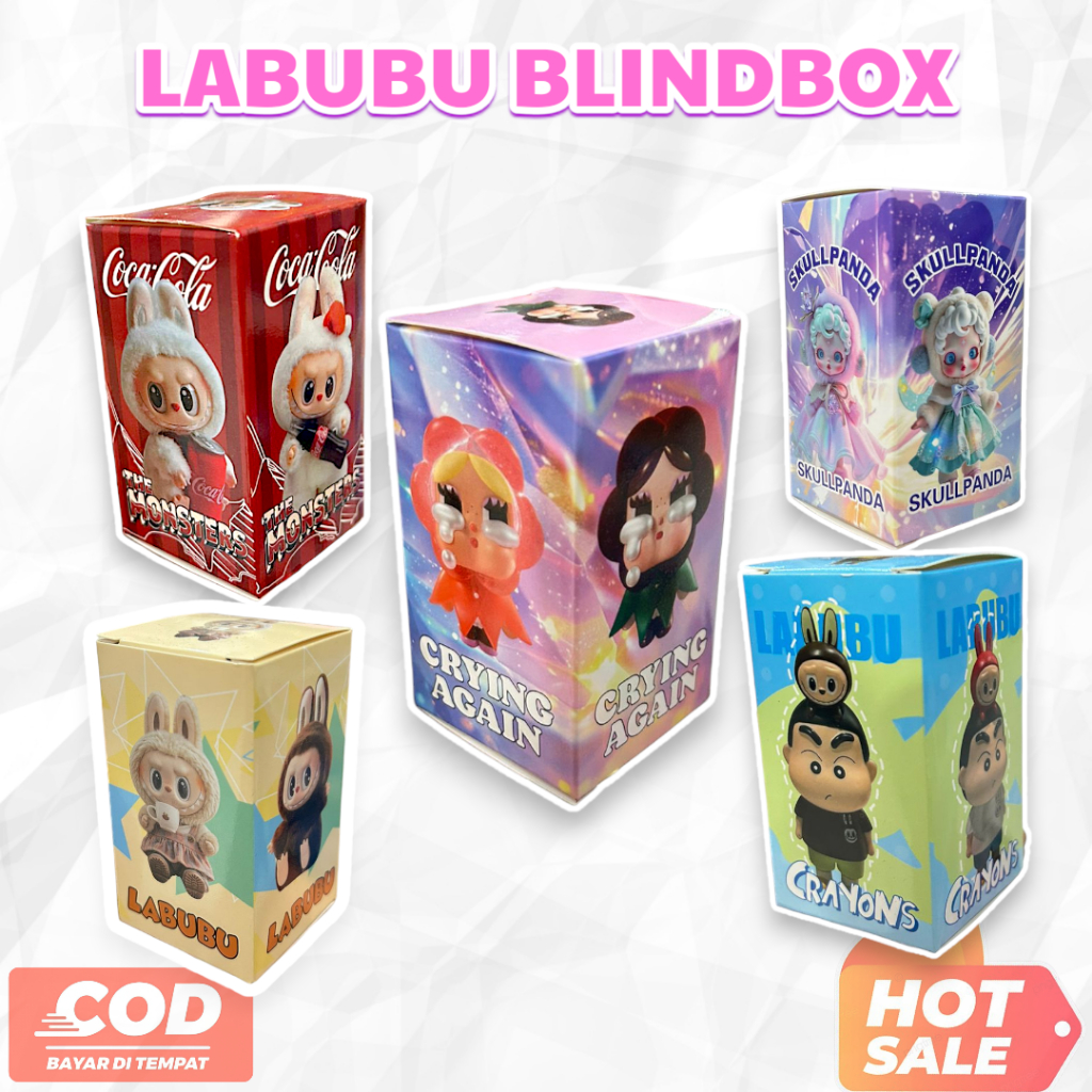 Jual BLIND BOX GANTUNGAN KUNCI LABUBU / MISTERY BOX LABUBU / GANTUNGAN ...