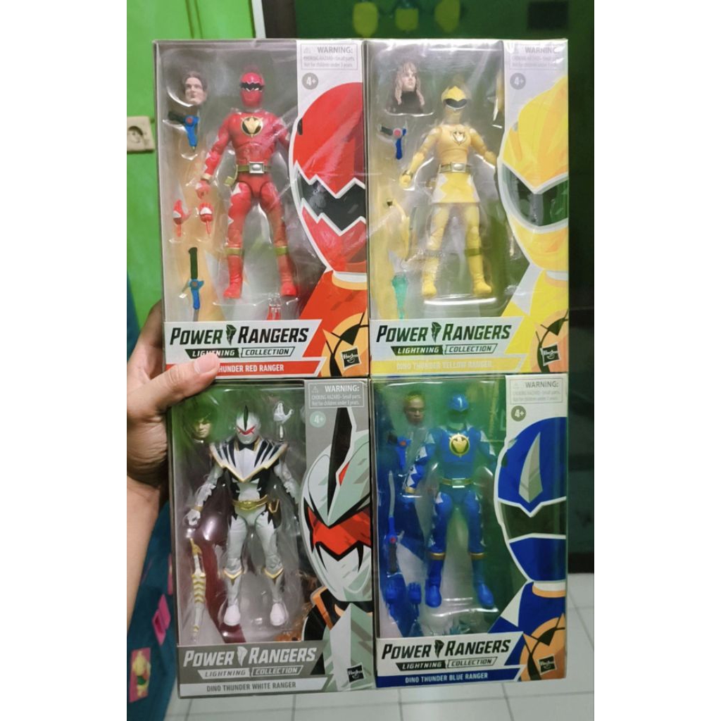 Jual Hasbro Lighting Collection Power Rangers Dino Thunder | Shopee ...
