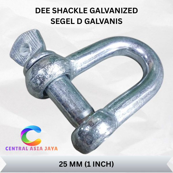 Jual Shackle Segel D Galvanis 25 mm M25 1 Inch Dee Galvanized Bow 25mm ...