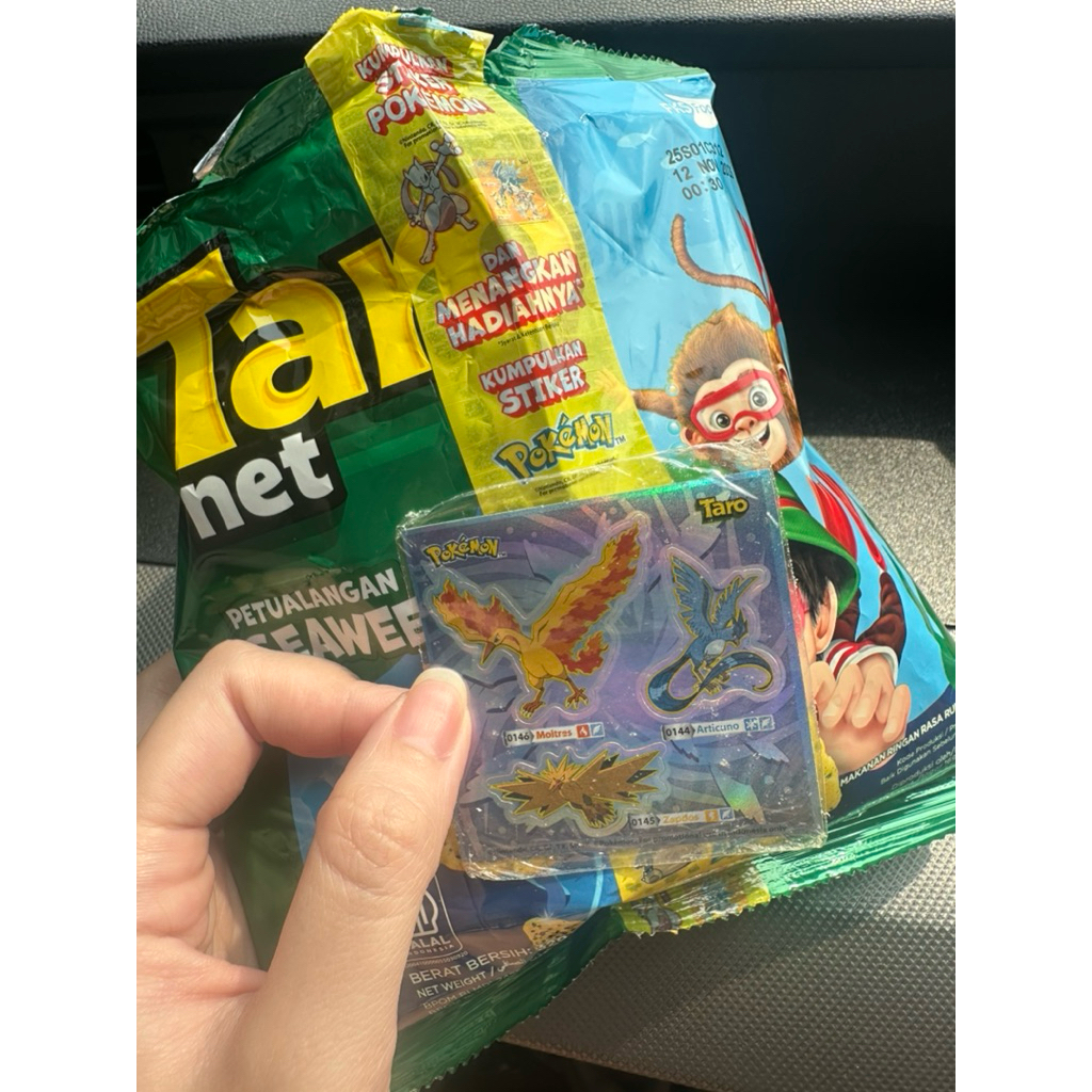 Jual UPDATE NEW STIKER TARO POKEMON ORIGINAL START 10K TRIO LEGENDARY ...