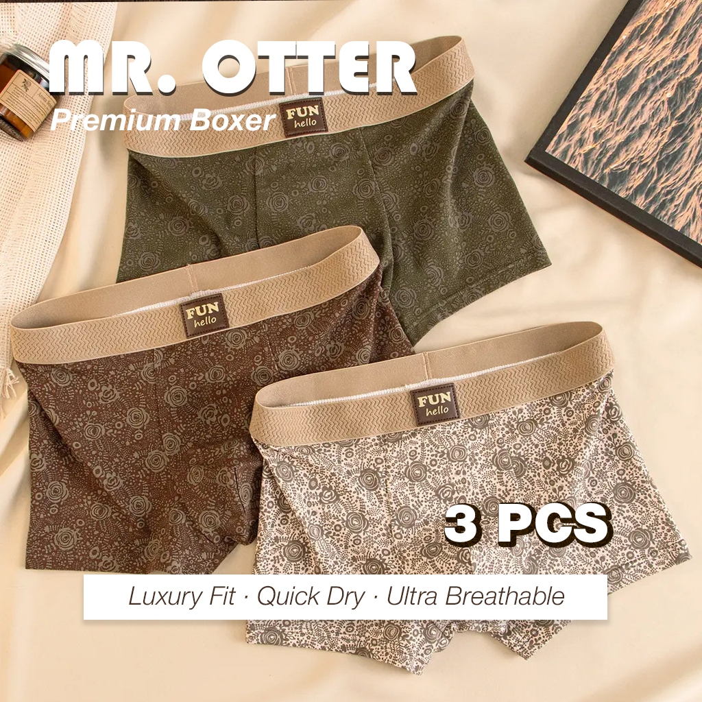 Jual PAKET BUNDLING Mr. Otter || Celana Dalam/Underwear Boxer Pria ...