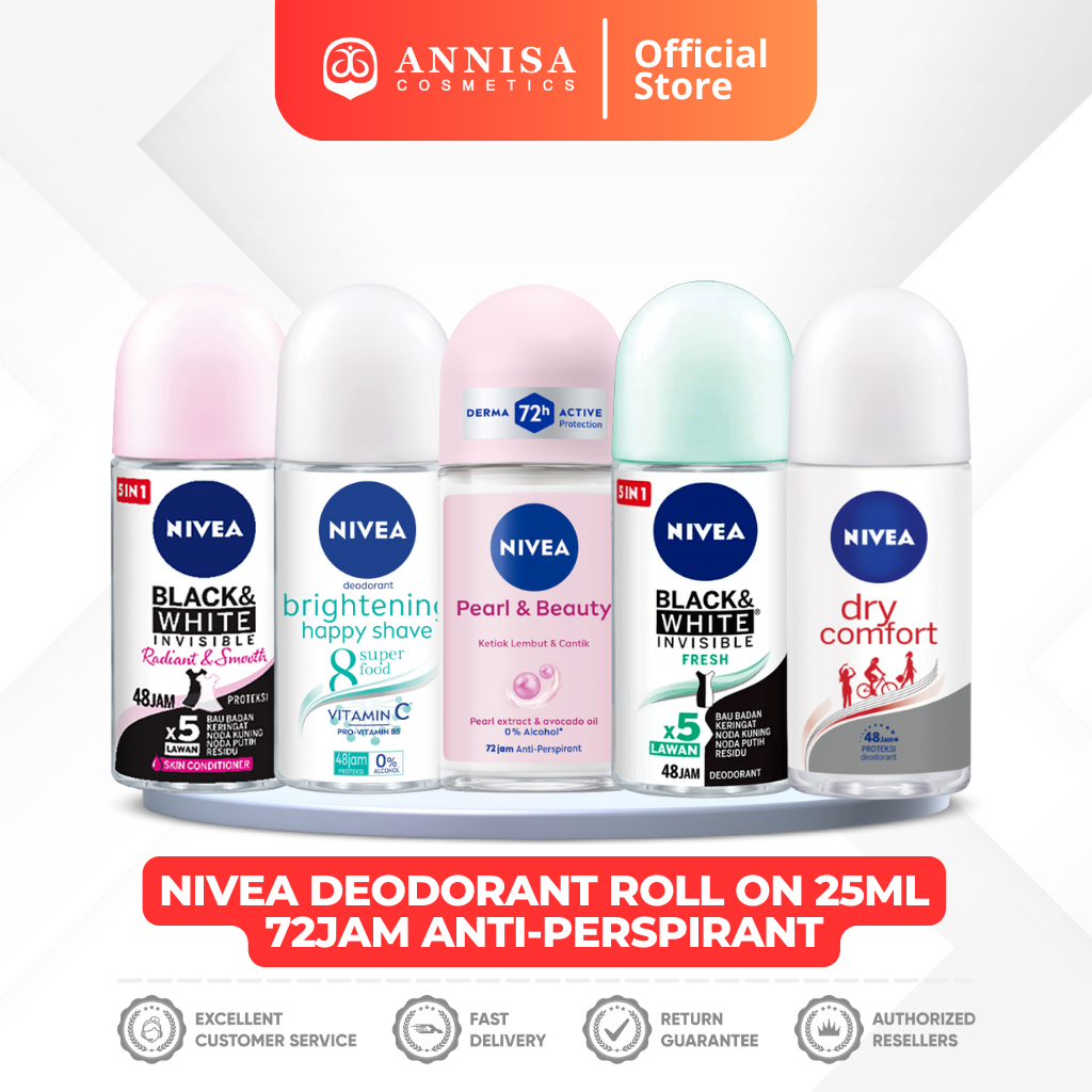 Jual Nivea Deodorant Roll On 25ml 72jam Anti-Perspirant | Shopee