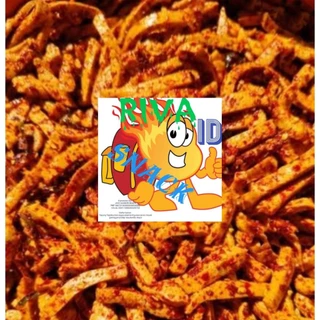 Basreng Stik Pedas  Daun Jeruk/1kg // renyah //enak