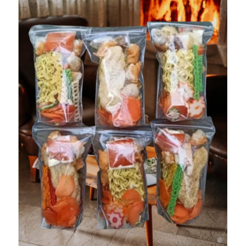 Jual paket usaha 7 bungkus seblak instan pedas harga reseller termurah ...