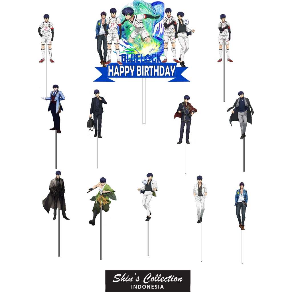 Jual Cake topper Blue Lock Oliver Aiku | Shopee Indonesia