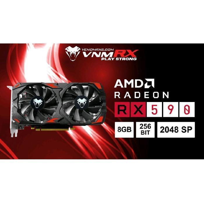 Jual VGA Card AMD Radeon | VenomRX Venom-RX RX590 RX 590 8GB | 2048SP ...