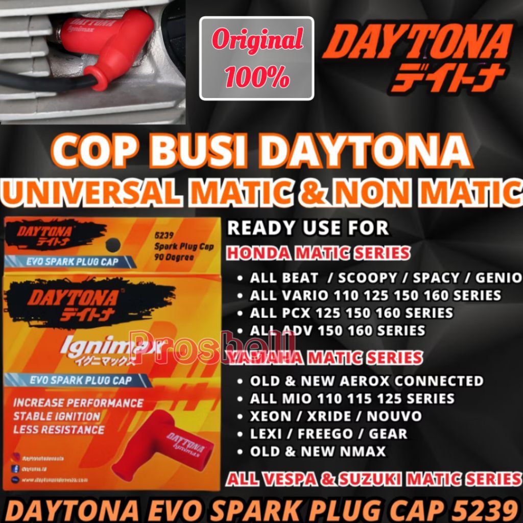 Jual Cop busi Daytona motor matic dan bebek kualitas tinggi | Shopee ...