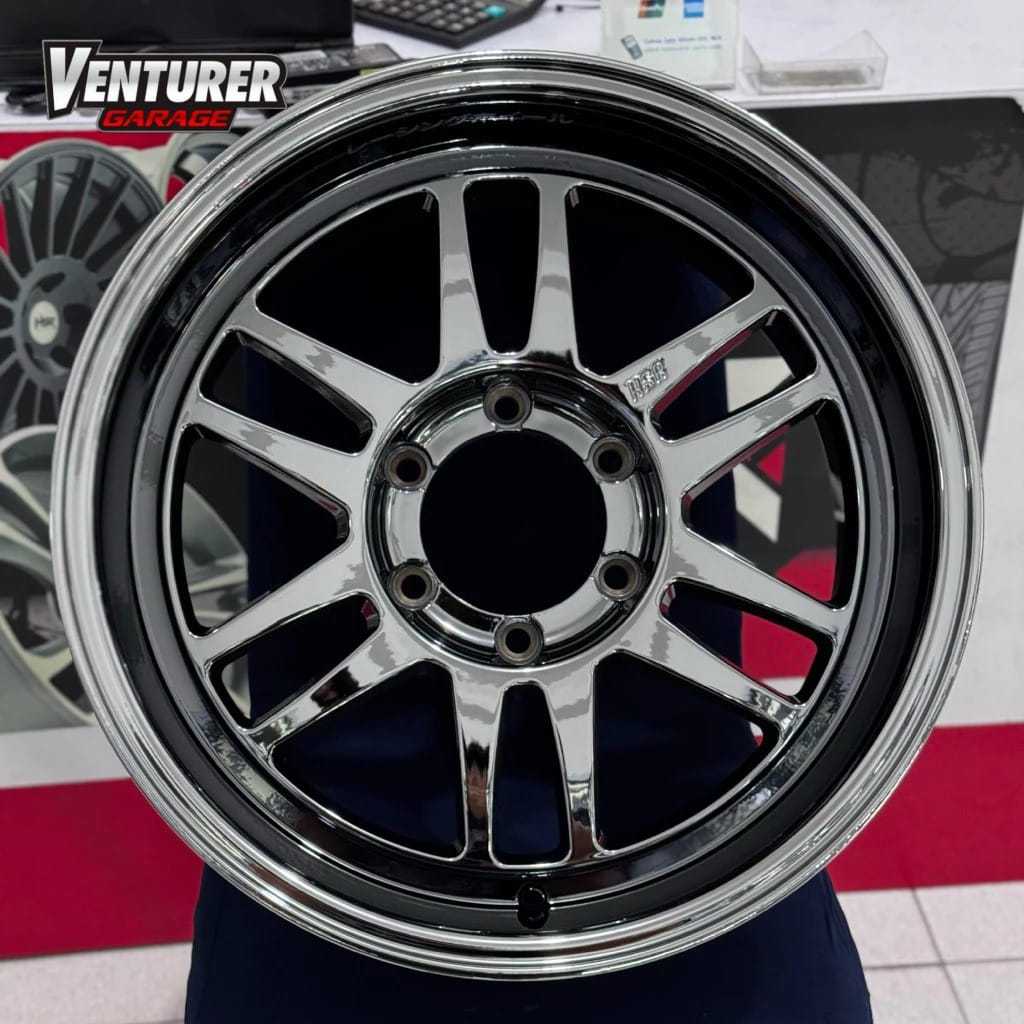 Jual Velg Racing Samlong Hsr Boroko Bly01 R18 Pcd 6x139,7 Black Chrome ...
