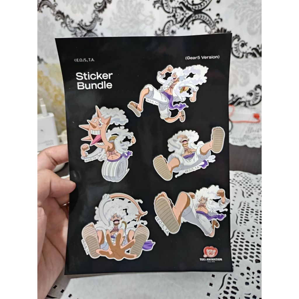 Jual Sticker pack gear 5 Luffy one piece + bonus card | Shopee Indonesia