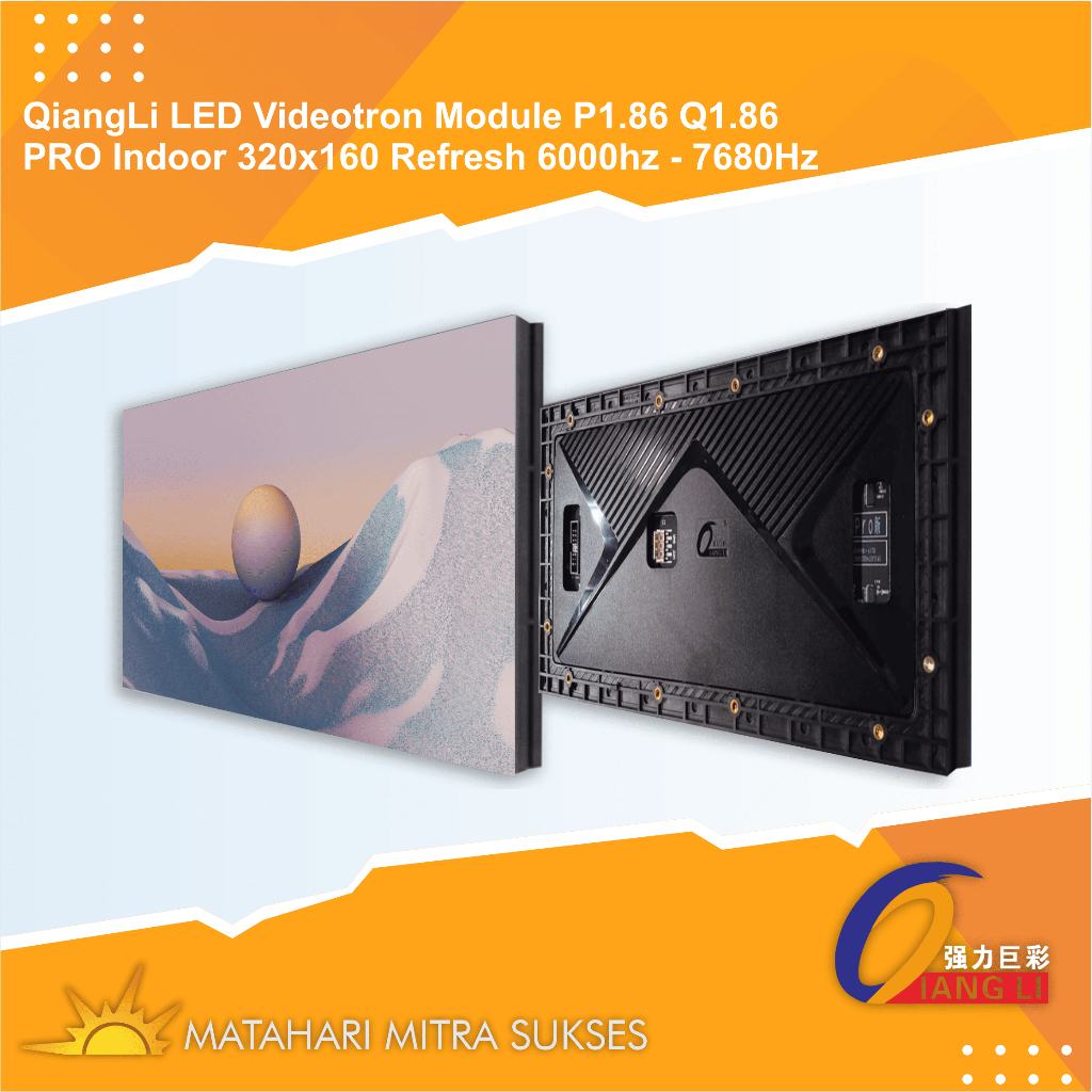 Jual QiangLi LED Videotron Module P1.86 Q1.86 PRO Indoor 320x160 ...