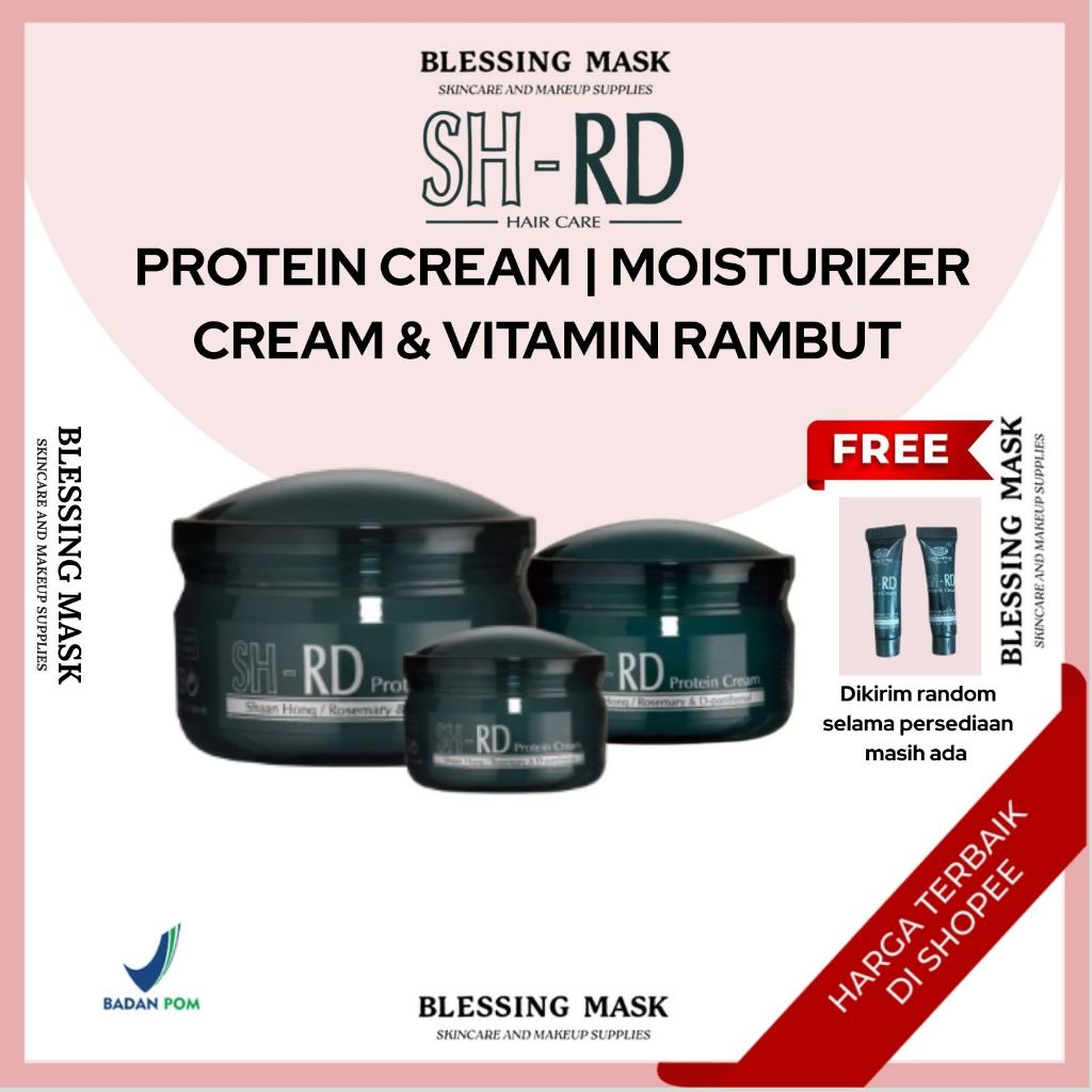 Jual SHRD Protein Cream | Moisturizer & Vitamin Rambut | SH RD Hair ...