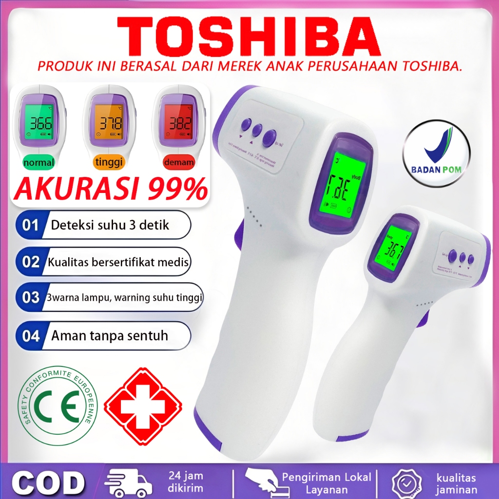 Jual Thermometer Dahi Medis Anti Error|Teknologi Sensor Inframerah ...