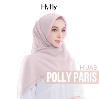 HYFLY - Kerudung Segi Empat Polly Paris Pink