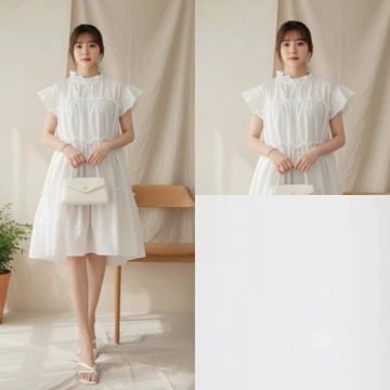 Gg Dolly Dress Rempel Susun Wanita Dress Balon Wanita