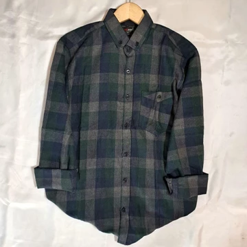 Kemeja Flanel Pria Lengan Panjang Distro Flanel Motif 3 Dimensi Kuning Kunyit Hijau Merah