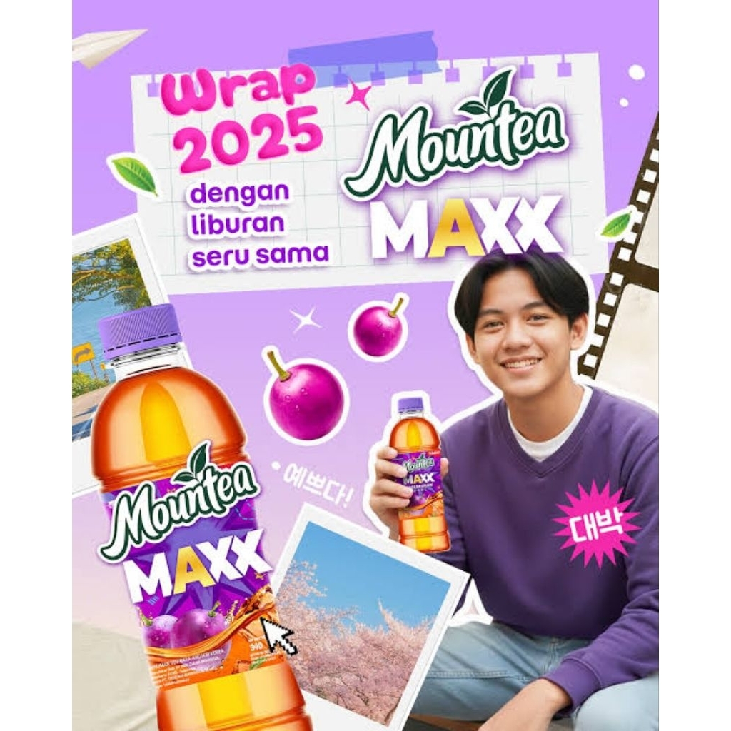 Jual Mountea Maxx Korean Grape 340ml (Minuman Teh Rasa Anggur) | Shopee ...