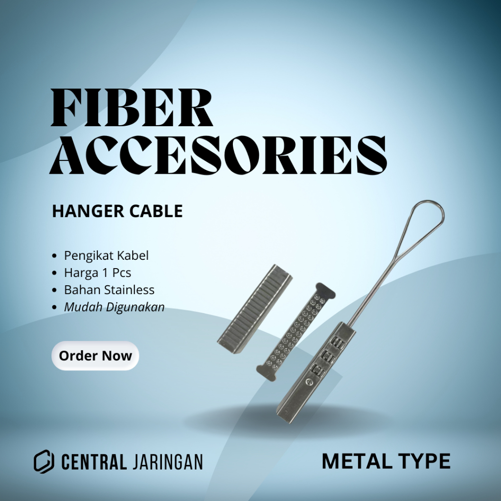 Jual Hanger Bracket Clamp Cable Besi / Nylon | Breket Kabel Fiber Optik ...