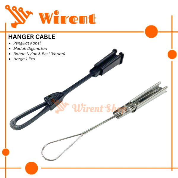 Jual Hanger Bracket Clamp Cable Besi / Nylon | Breket Kabel Fiber Optik ...